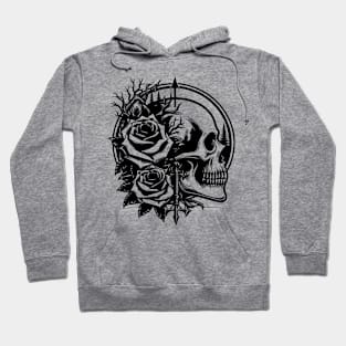 skull with arrow Hoodie